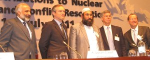 H.E. M. Stanekzai, Mr. M. Kobler, Mullah A.S. Zaeef, Amb. W. Taylor, Amb. M. Steiner