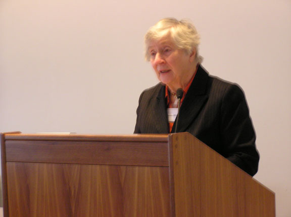Baroness Williams of Crosby addresses the seminar